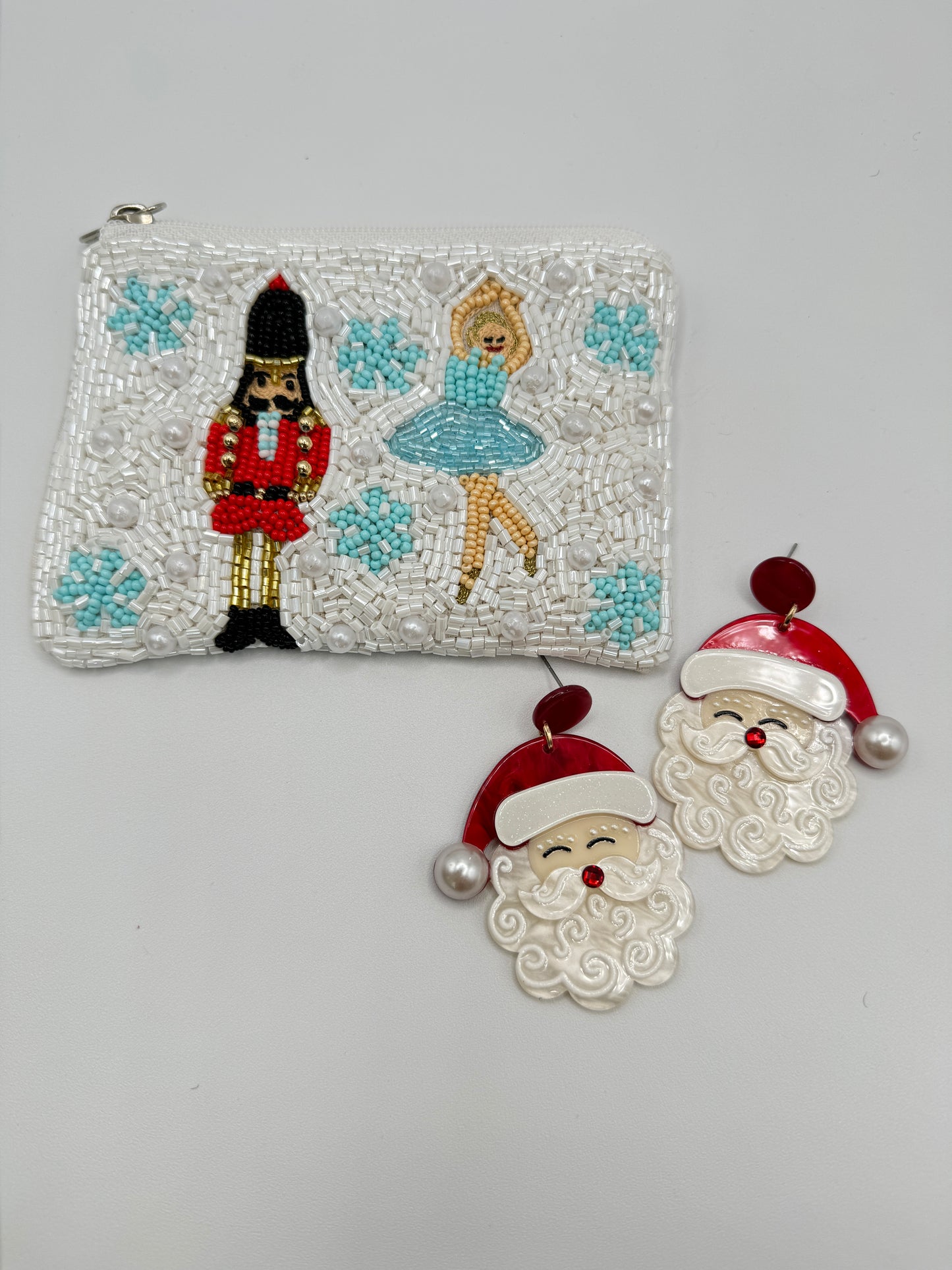 Jolly Santa Earrings