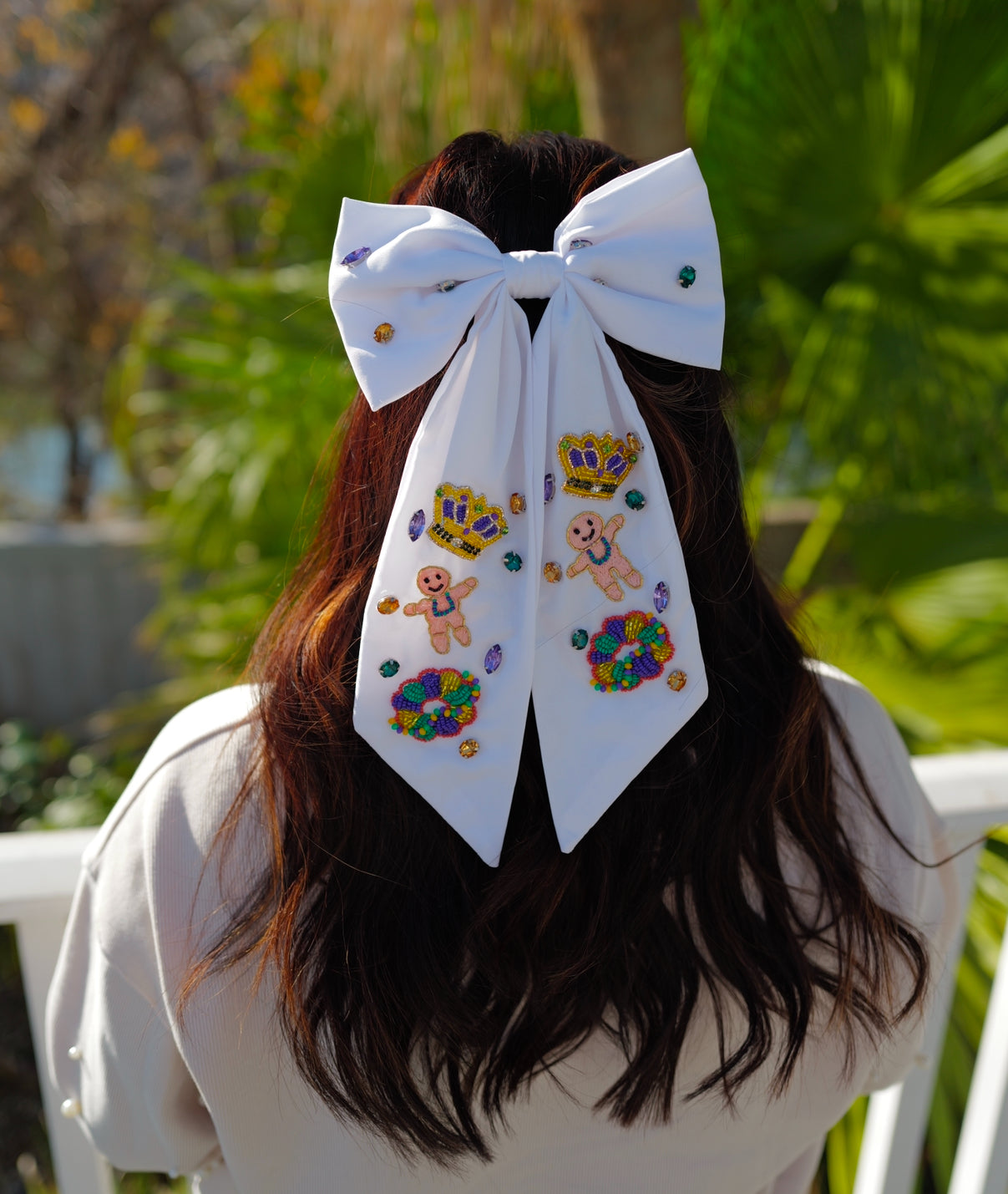Mardi Gras Party Bow