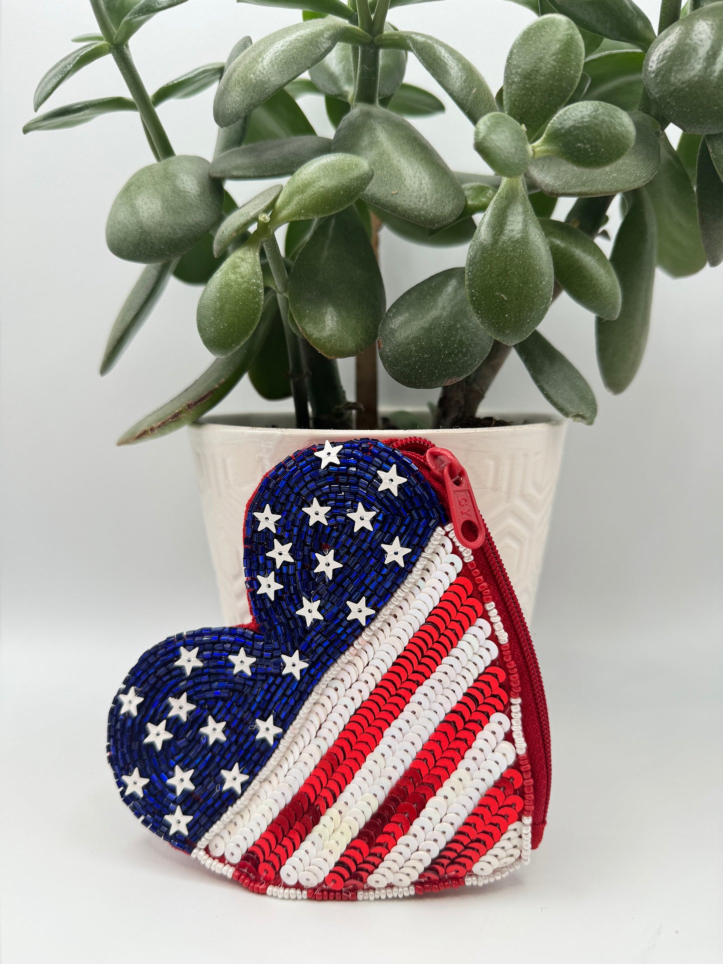 American Heart Coin Purse