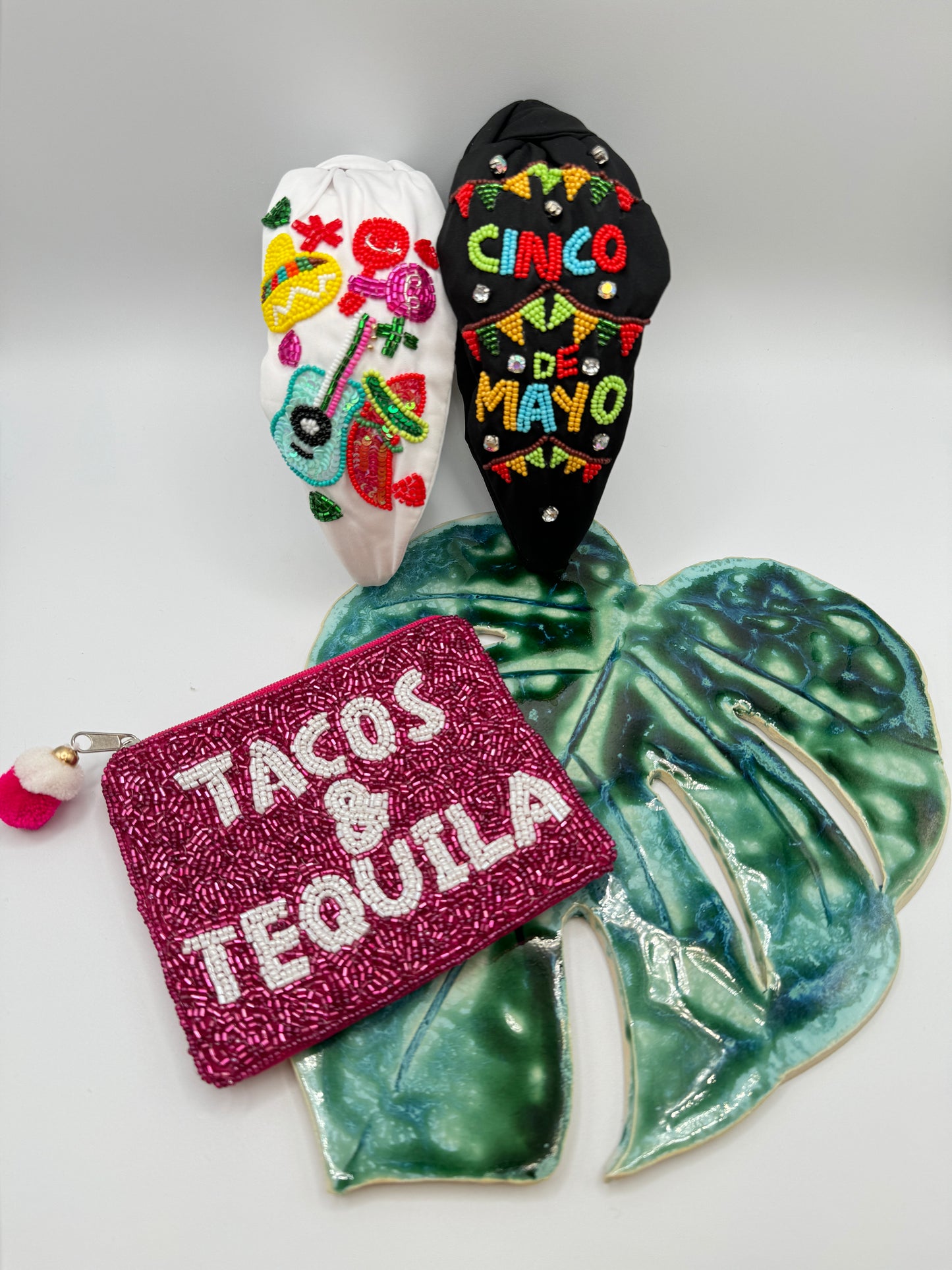 Mexican Cinco de Mayo Headband - White