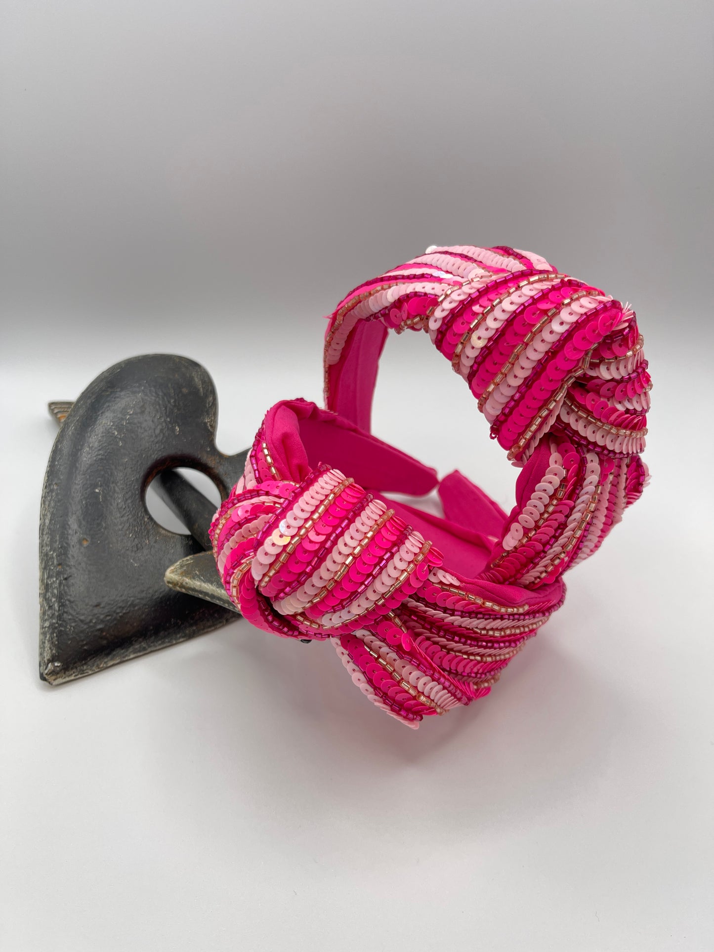 Pink Sequin Headband