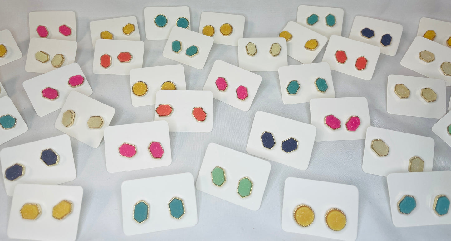 Druzy Stud