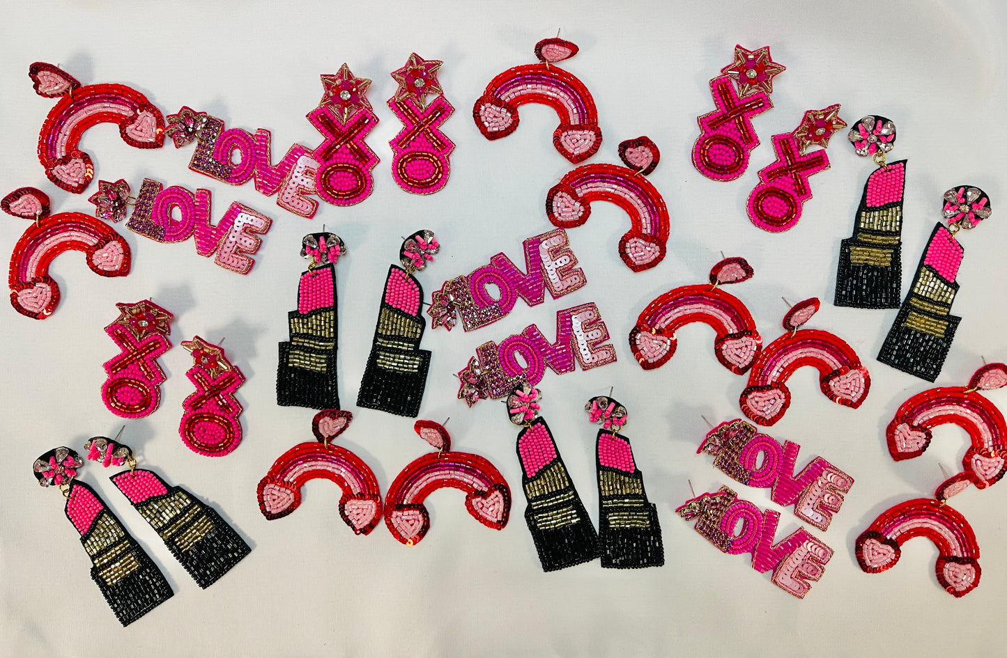 Lipstick Earrings