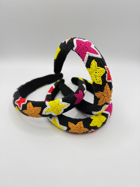 ROY Star Headband Black