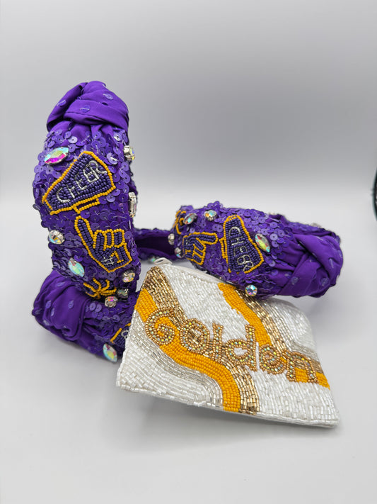 LSU Sequin Headband