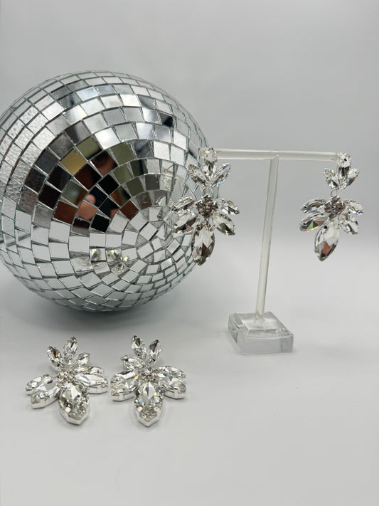 Formal Rhinestone Drop Earrings