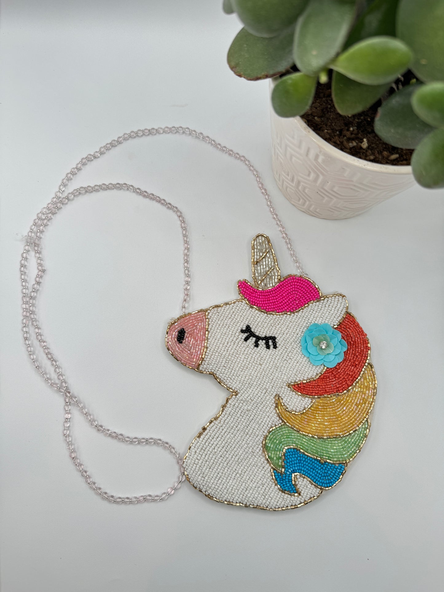 Flower Power Unicorn Purse