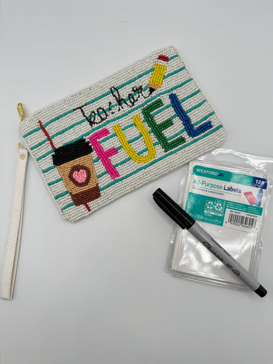 Teacher Fuel Coin Purse