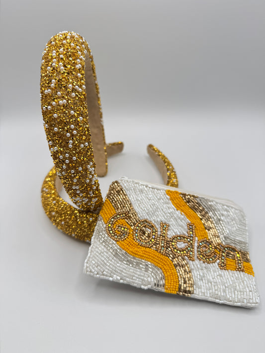 Metallic Golden Headband