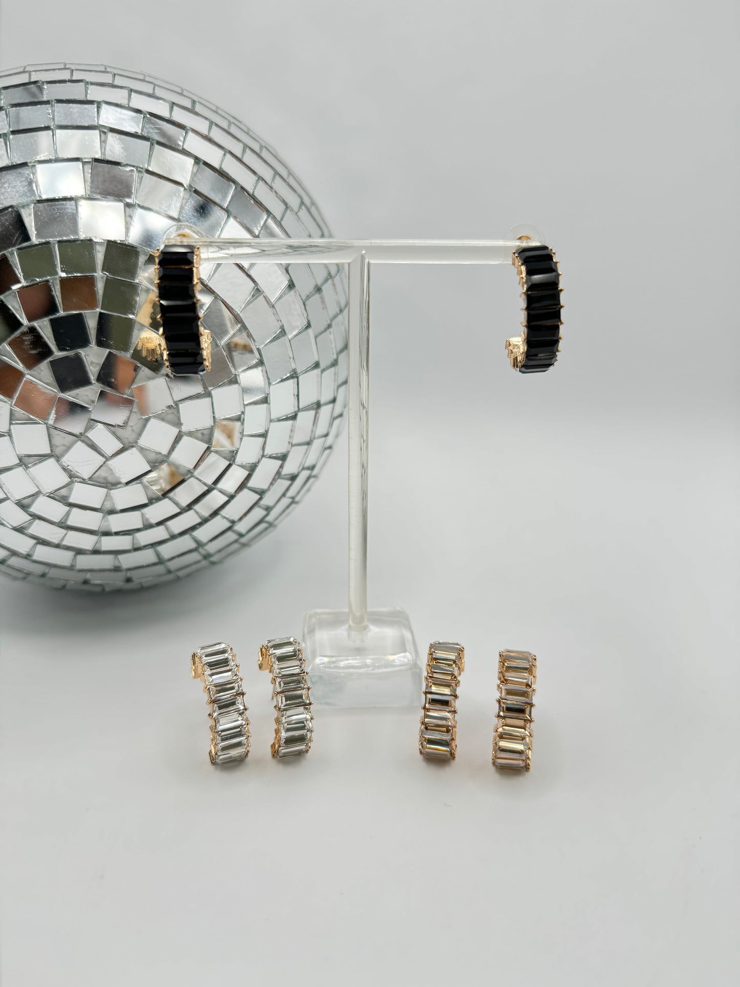 Rhinestone Hoops