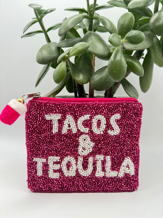 Tacos and Tequila Coin Purse