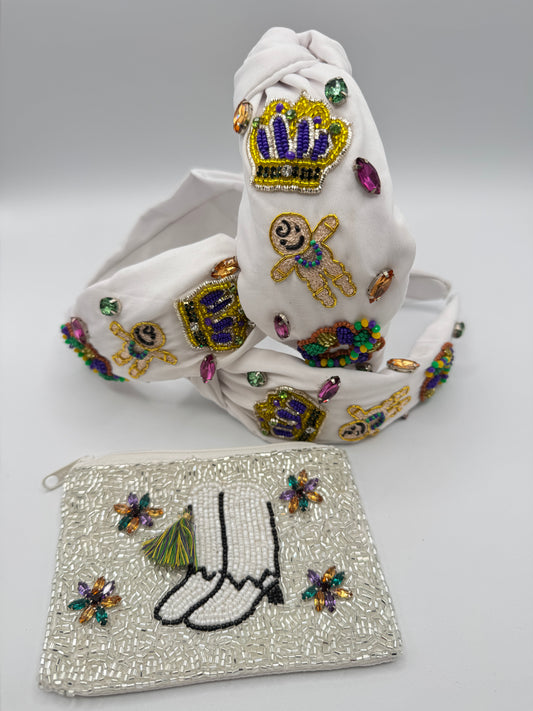 King Cake Baby Headband