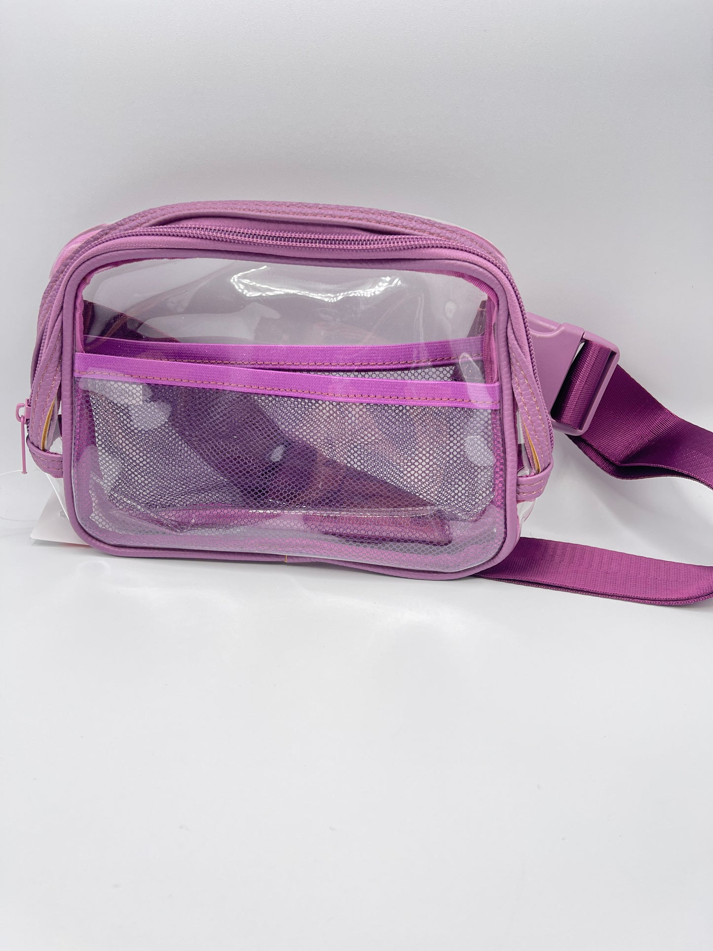 Clear Fanny Pack - Purple