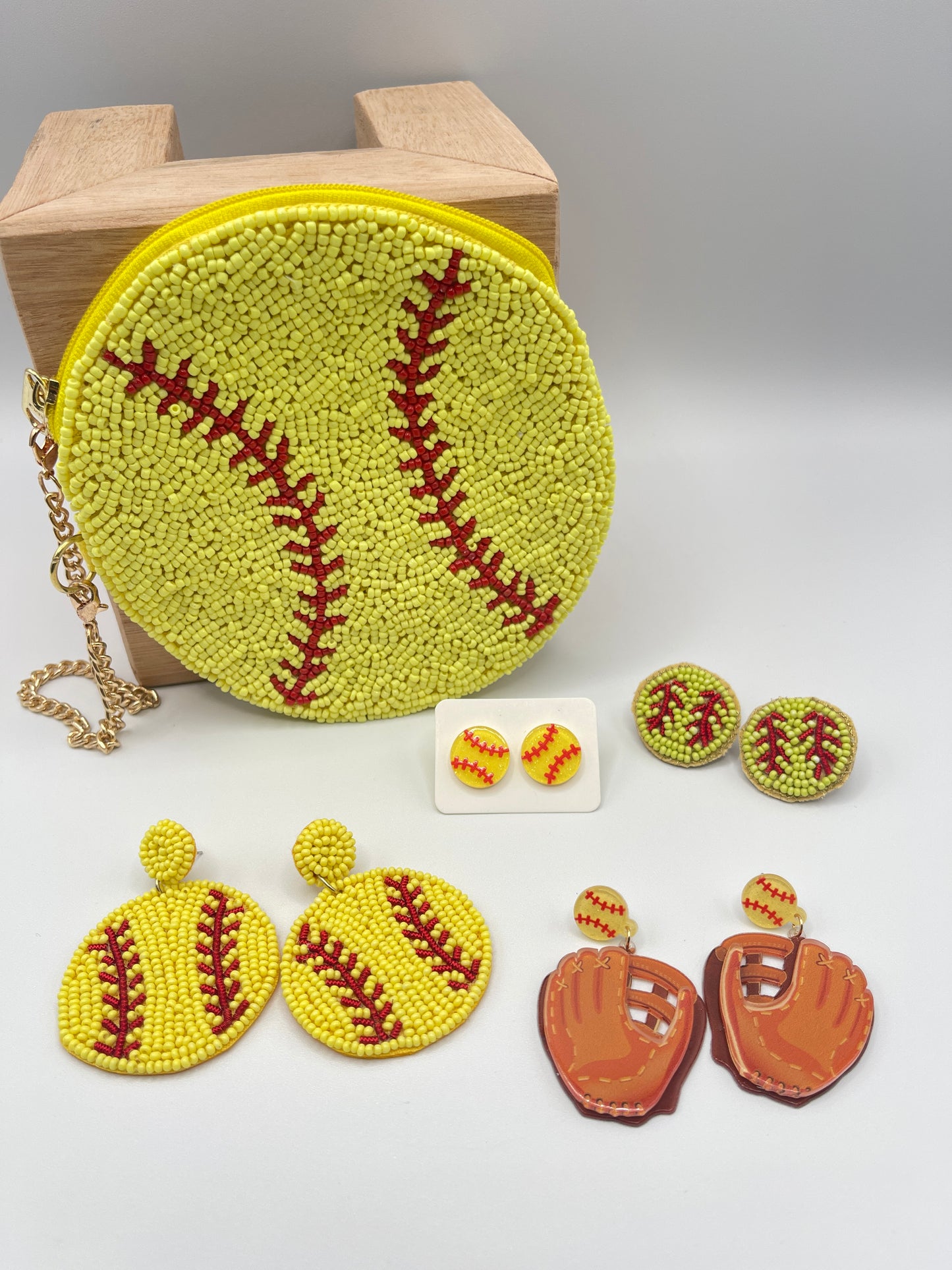 Softball Wristlet
