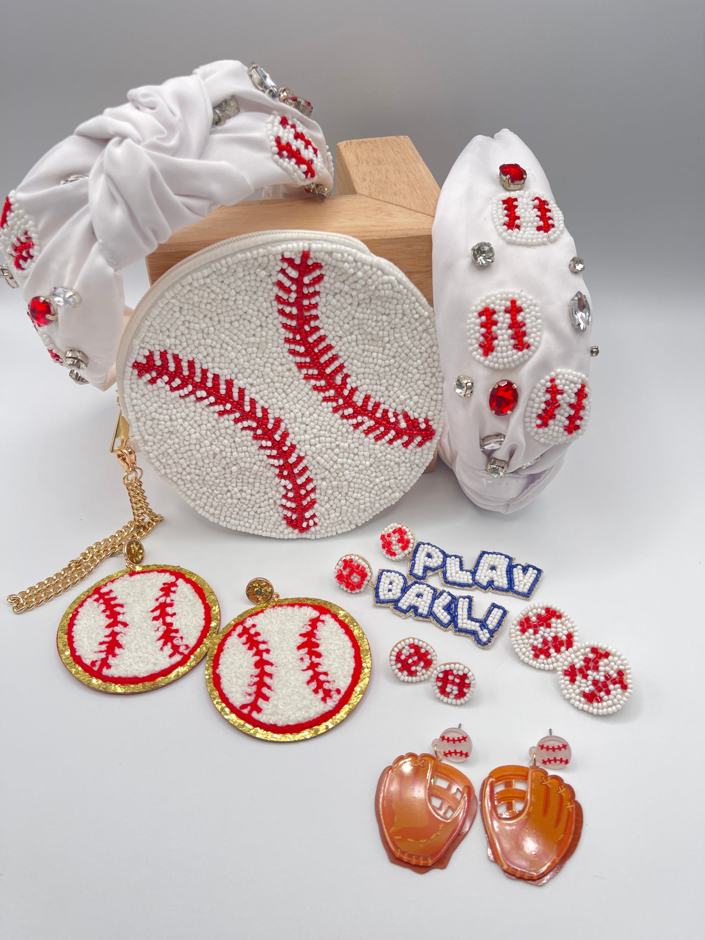 Baseball Wristlet