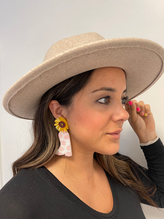Cow Print Cowgirl Earring