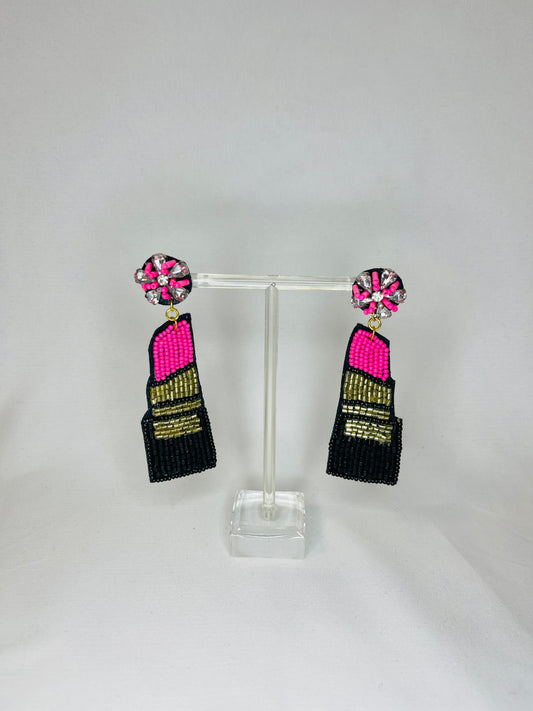 Lipstick Earrings