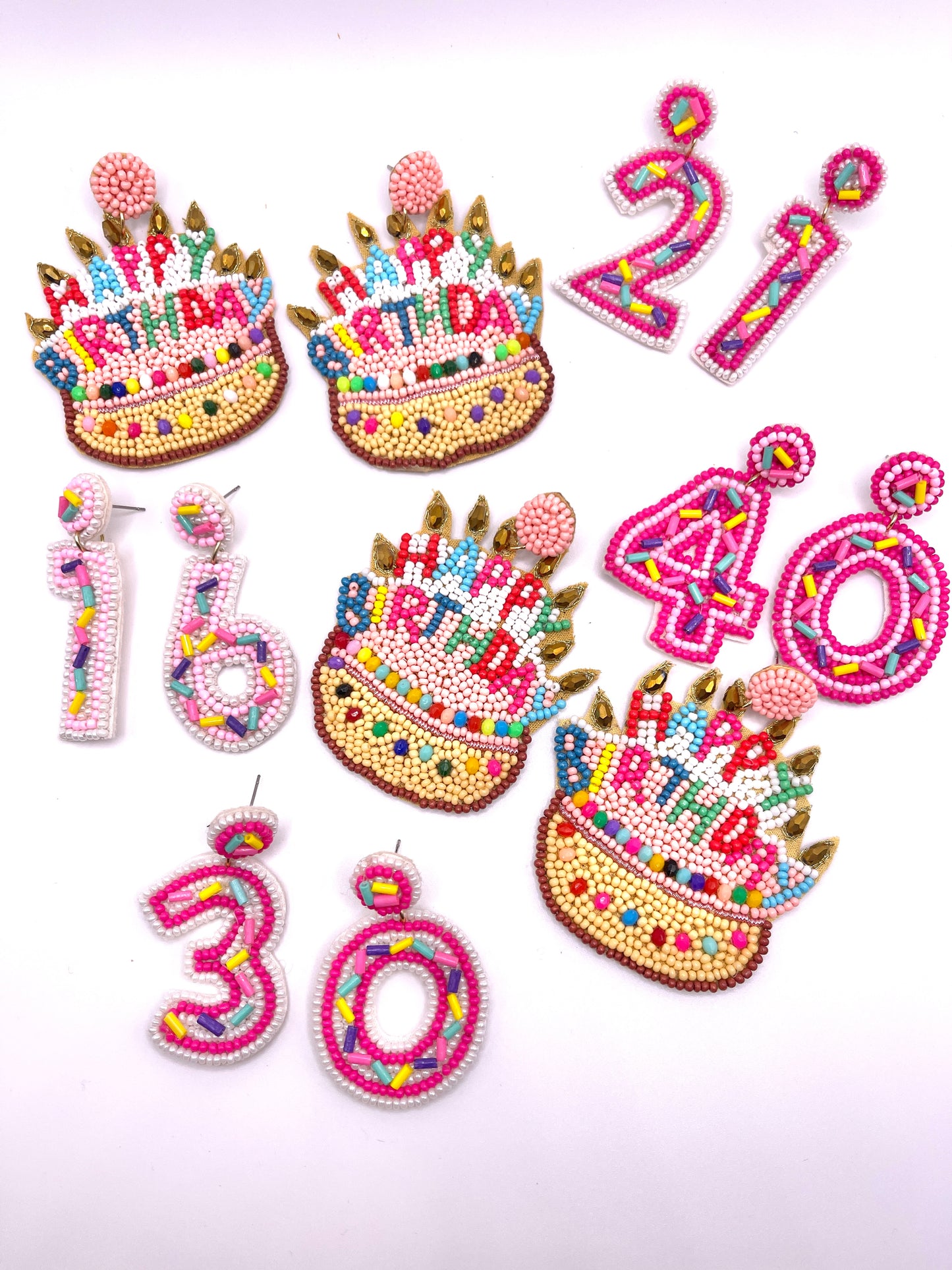 Sweet 16 Birthday Earrings