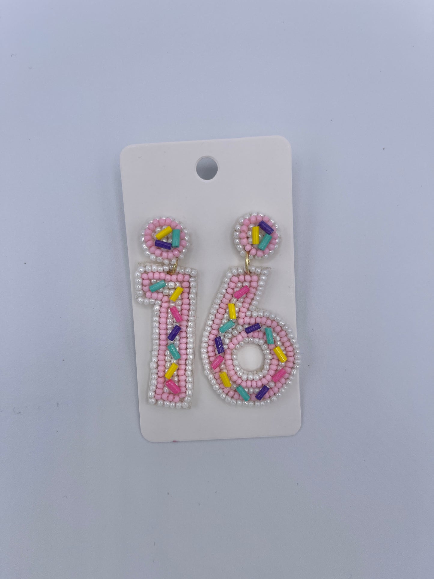 Sweet 16 Birthday Earrings
